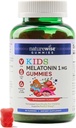 Naravoslovni otroci Melatonin Gummies 1 mg - brez zdravil, nenavadna pomoč za spanje za otroke starosti 4 & gor - Jagoda z okusom Gummy Bears - Vegan, Gluten Free, Non-GMO - 90 Count[3-mesečna zaloga]