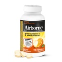Zračni vitamin C 1000 mg (per Serving) - žvečljive tablete citrusov (116 v steklenici), prehranska dopolnila brez glutena, z vitamini A C E, cink, selen, ehinacea, ingver, antioksidanti
