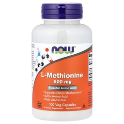 NOW Foods L-metionin 500 mg 100 Caps