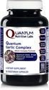 Quantum Nutrition Labs Quantum Česen Complex - česen Alicin dopolnila, česen tablete, alicin ekstrakt, česen ekstrakt, organske česen kapsule, Imunska podpora - 60 Vegetarijanske kapsule