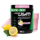 JYM Supplement Science Pre JYM Pink Limonade Pre Workout Prašek za moške in ženske, BCAA, nootropike, kreatin HCI, citrulin, beta-alanin, betain, tavrin, huperzin, 30 servivov