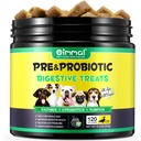 Probiotiki za pse - Pre & probiotične pregestivne terapije za pse, podpora Gut zdravje, Sezonske alergije, Srbeča ušesa, Dog dodatek mehkih žvečil, Podpora imunske funkcije za pse - 120pc/Duck Flavor