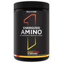 Pravilo 1 Energized Amino – Kadarkoli energija in regeneracija Podpora z BCAA, Glutamin, Citrulin, Beta Alanin, in Kofein iz izvlečkov zelene kave in čaja (30 strežbe, Peach Mango)