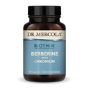 Dr. Mercola Biothin Berberine s kromom - podpira zdravo metabolično funkcijo - izboljšano absorpcijo - ne-GMO, Gluten-free & Soy-free - 30 kapsul (30 servivov)