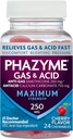 Phazyme maksimalna moč plin in kislina Relief, deluje hitro, češnjeva aroma, 24 Chews (Packaging May Vary)