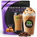 Chike Caramel High Protein Iced Coffee, 20 G proteini, 2 Shots Espresso, 1 G sladkor, Keto prijazno in Gluten brezplačno, 14 Serving (14,3 Ounce)