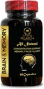 Brain and Memory Support - Naravni možgani dodatek, Opozorilo, Gingko Biloba, Fokus & Koncentracija, Kognive Podpora - 1 steklenica 60 kapsul
