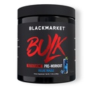 BLACKMARKET Pred treningom - Preworkout Energy Drink for Men 30 Serving - Predworkout Drink Powder with Creatine (Modri Razz)