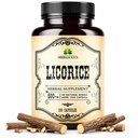 Likorice Root 100 Kapsule – Pure Organic Glycyrrhiza Glabra – Zeliščni dodatek za prebavni Comfort in splošno Wellness – Non-GMO & dodatek-free