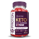 Upravičeni Laboratories Proton Protein Keto ACV Gummies Extreme 2000MG Proton Keto Gummies Apple Cider Vinegar Oblikovan z Granit Beet Juice v prahu B12 Vegan Non GSO 60 Gummies