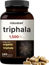 NatureBell Triphala Kapsule Dopolnilo, 1.500mg na Serving 
