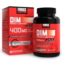 FORCE FACTOR DIM Max, DIM dodatek 400mg, Estrogen ravnotežje za ženske in moške, dodatna moč za hormonske akne, Presnova, Menopause, PCOS, Diindolylmetan, Superior Absorpcija, 60 kapsul