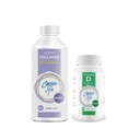 CARSON LIFE - tekoči kolagen z vitaminom C 1 steklenica, 16 Oz paket z vitaminom D dodatek 1 steklenica, 10.000 i.e., 60 Tablete za močne mišice, kosti, zobe, proti staranju, kožo in nohte las