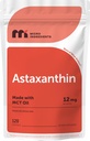 Mikro Sestavine Astaksantin 12mg z MCT oljem, 120 Softgels, 4 Mesec dobava 