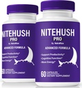 (2 paket) Nite Hush Pro Kapsule- Odklenite svoj polni potencial z NiteHush Pro Formula - Premium Podpora za fokus, koncentracija in uravnoteženo zdravje, Uradni NiteHushPro tablete Pregled (120 kapsul)