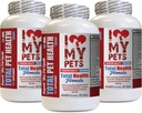 Ljubim svoje PETS LLC Imuniteta za pse - Dog skupaj PET zdravje - Premium Formula - Najboljši kompleks - Dog Vitamin b Complex - 3 steklenice (180 Zdravljenja)