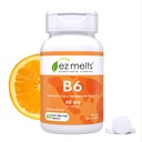 EZ taline Razrešljiv vitamin B6 50 mg, brez sladkorja, 1-mesečna zaloga - 1 pakiranje