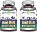 Osupljive formule Astragalus 2000 mg na serviranje kapsule dodatek 