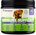 ZENAPET Dog Immune Support Premium Powder Topper, Turkey Tail, Spirulina & Beta-glukan, podpira zdrav imunski sistem & prebava, Human-Grade, Made in USA