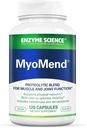 Enzyme Science Myomend – Skupni dodatek za podporo – oblikovan z Bromelain, Rutin, Nattokinase in Serrapeptase – Enzyme Health Supplement – Vegan in Kosher - 120 kapsul