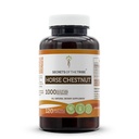 Skrivnosti konjskih oreščkov 120 kapsul 1000 mg, izdelanih z organskimi oreščki (Aesculus hippocastanum), posušenih oreščkov (120 kapsul)