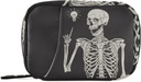 Human Skeleton tablete Box 7 dan tablete primer tablete potovalne tablete organizator vrečko z zadrgo prenosni tedenski primer kompaktna velikost za dodatek vitamina imetnik