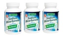 De La Cruz Pure Natrijev bikarbonat Powder – Pečenje Soda & Peking Powder Brez aluminija Antacid za zgago in prebavne motnje – pakirano v ZDA - 4 OZ (3 steklenice)