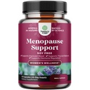 Popolna zeliščna menopause dodatek za ženske - Soy Free ženske Hormone Balance kapsule za nočno potenje Hot Flashes & Mood Swings z Dong Quai, Chaste Berry & Black Cohosh Root - 75 Count Pack