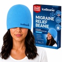 IceBeanie Migraine Relief Cap, Kot se vidi na Shark Tank, mehko in stretchy Gel Tension Glavobol Relief Cap, Razširjeno hlajenje Hangover Ice Klobuk, Odorless glavo Ovit ledu, Glavobol Migraine Mask