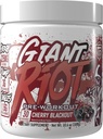 Velikan Riot Pred-workout prašek (30 strežba, Cherry Blackout)