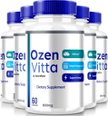 (5 pakiranj) Ozen Vitta, Ozen Vitta Kapsule, Uradna Formula OzenVitta za učinkovito izgubo telesne mase, Vse naravne Keto tablete za fitnes in aktivni življenjski slog, Health Supplement Capsula Reviews (300 kapsul)