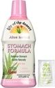 Lily iz Desert Stomach Formula, Organic Aloe Vera Juice s Slippery Elm, Kamilica, Peppermint, in Ginger za Gut Health, Kisli Reflux, Zgaga Relief, 32 Oz, Gelly Sachet Vključena.