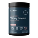 Gainful Colagen Whey Protein Powder, 21g Beljakovine na serviranje, nearomatizirano, Podpira okrevanje mišic, skupno zdravje in hidracijo kože z Grass-Fed Kolagen Peptides, Vitamin C, 14 Servinges