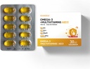 Multivitamini z omega-3, multivitaminom za ženske in moške, enterično prevlečeno ribje olje DHA/EPA z vitaminom A, vitaminom E in vitaminom D3 za podporo imunskemu delovanju (1 Box 30 Softgels)