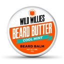 Divji Willies Premium Brada Balzam za moške, dopust-in maslo balzam z organskimi sestavinami, spodbujanje rasti, Odstranjuje srbečica & prhljaj - Obnovi vlaga - Cool Mint, 2 Oz
