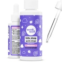 Wink Well otroci Liquid Melatonin kapljice- Naravne Baby Sleep kapljice za Toddler Sleep Aid z 1mg na Serving-Nen-Odvisne otroške tekočine Melatonin- 2 Oz