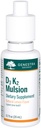 Genestra Znamke D3 K2 Mulsion - Tekoči vitamini za zdravje kosti - Naravni limona - 122 Serving