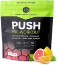 SFH Push Pre-Workout Powder (Fruit Punch) BCAAs for Muscle Repair 