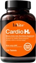 InVite Health Cardio Hx® - Podpora za cirkulacijsko, srčno in kardiovaskularno zdravje - vsebuje magnezij, tavrin, Hawthorn Berry - 120 tablet