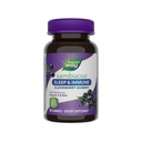 Naravoslovna pot Sambukus Spanje + Imunsko* Bezgove jagode, Spanje in Imunska podpora*, Z melatoninom, Vitamin C, L-Theanin, Cink, 50 Gummies (Packaging May Vary)