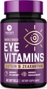Vitamini za oči in mineralna dopolnila - vsebuje cink, baker, lutein, & zeaksantin, podpira suhe oči sev, vid zdravje za odrasle, ne-GMO, Veganske tablete za nego oči in minerali dopolnila - 60 kapsul