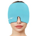 EXQUISTE Migrena glavobol Relief Cap, Gel Ice Head Ovit, Vroče in hladno zdravljenje, Glavobol oči maska za Sinus, Puffy oči, Napetost in Stress Relief (modra)