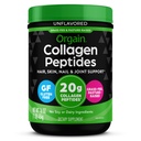 Orgazin hidroliziran kolagen peptidi v prahu za ženske in moške, 20g travnati kolagen, nearomatizirani - las, koža, nohti, & skupna podpora dodatek, Paleo & Keto, Non-GMO, Tip I in III, 1lb