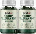 Valerian Root Gummy, Organic Valerian Root za spanje in stres Relief, Izboljšana s kamilični cvet za odrasle, Otroci-prijateljski, Apple Flavor, 120 grofov