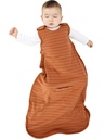 Wolino Merino Wool and Organic Cotton Ultimate Sleep Sack - 4 Sezona - Dvo-Way Zipper Nastavljiv spalna vreča - Univerzalna velikost Sleep Spack for Baby (2-24 mesecev) - Rust