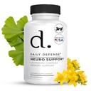 Nootropics Brain Support Supplement - 30 kapsul - Fokus & Memory Supplement for Brain z Bacopa Monnieri, Huperzia Serrata, St. John's Wort & Ginkgo Biloba - Neuro Support