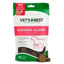 Vet's Best Seasonal alergija Soft Chew Dog dopolnila, Pomirjevala Psi kože Draženje zaradi sezonske alergije, 30 dnevna dobava