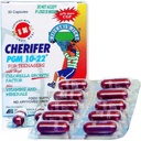 Cherifer PGM 10-22 Rastni faktor z visoko vsebnostjo klorele (CGF) z cinkom, 30 kapsul