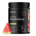 Pridobiti Kofein Free Pre Workout Powder s kreatin, lubenice arome, Podpira moč, vzdržljivost, & recovery, BCAA, Beta Alanin, L-citrulin, Brez umetnih sestavin, 20 Serving