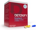 Razstrupljanje – Instant Clean – 4 Kapsule – Profesionalno oblikovane Herbal Detox Kapsule – Okrepljeno z Metaboost, Izvleček Mlečnega omaka, Uva Ursi & Ginseng Extract - Plus Nalepka